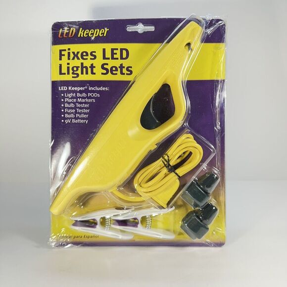 LED Keeper Light Bulb Puller Fuse Tester 9V Battery Diagnosis Place Marker PODS - Picture 1 of 9